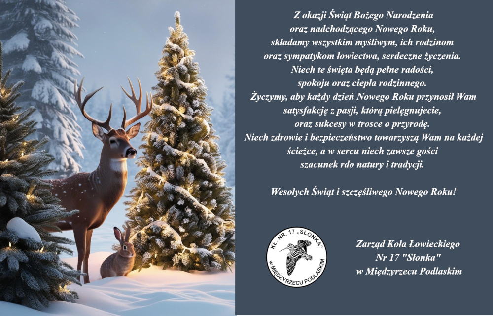 Życzenia z okazji Świąt Bożego Narodzenia